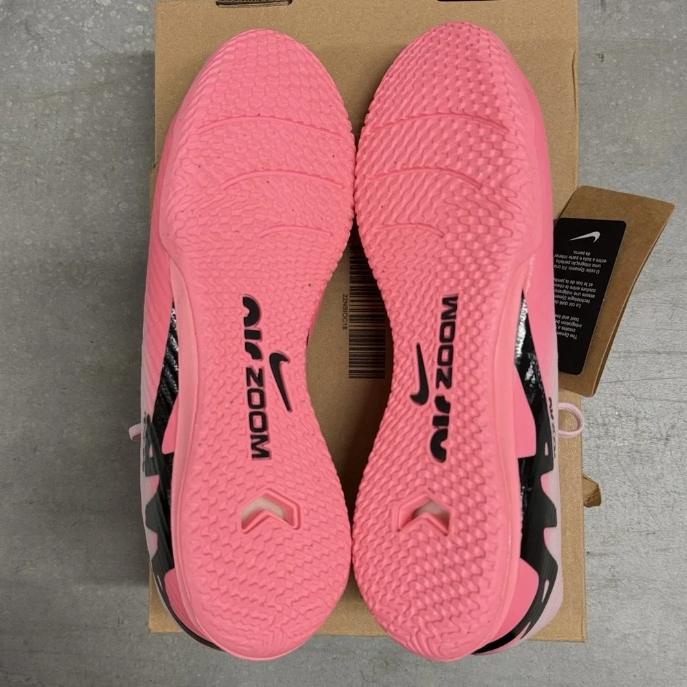 Nike Indoor Soccer Shoes Zoom Superfly 9 Academy IC Mens Sz 11.5 Pink DJ5627-601